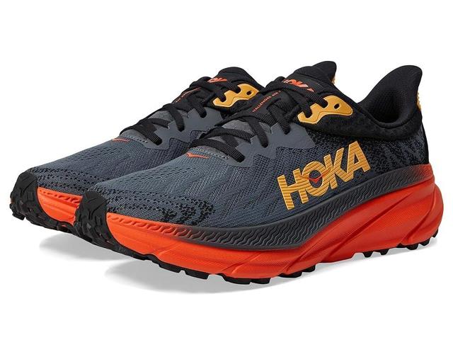 Hoka Men's Challenger 7 (Castlerock/Flame) Men's Shoes Product Image