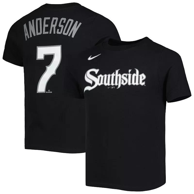 Preschool Nike Tim Anderson Chicago White Sox City Connect Name & Number T-Shirt, Boys Product Image