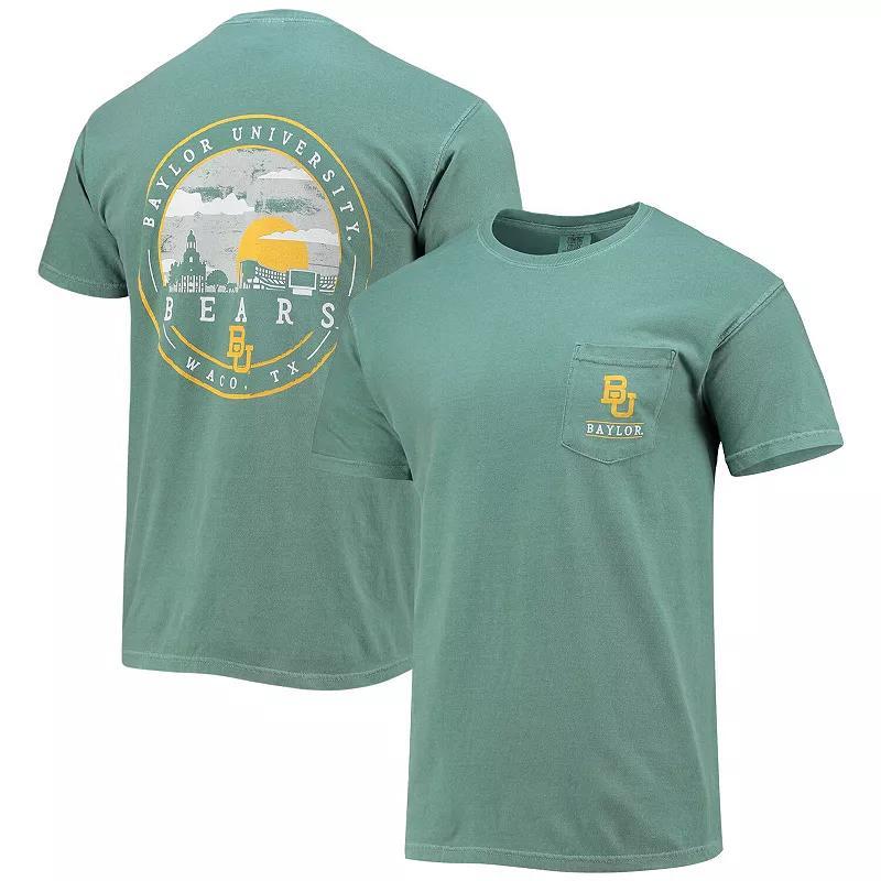 Mens Green Baylor Bears Circle Campus Scene T-Shirt Product Image