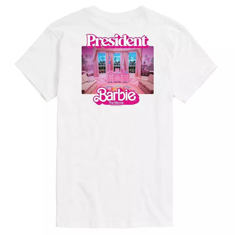 Mens Barbie The Movie President Barbie Graphic Tee Product Image