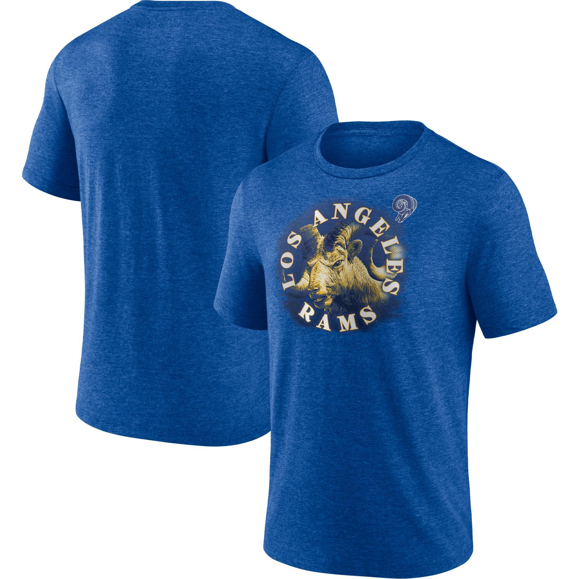 Mens Fanatics Heathered Royal Los Angeles Rams Sporting Chance T-shirt Product Image