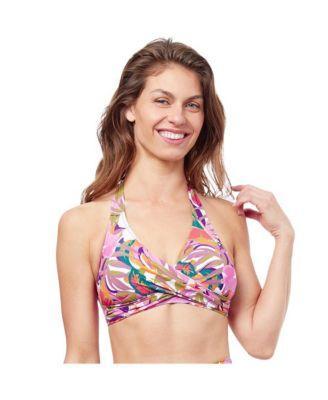 Profile by Gottex Womens Tropikaia Surplice C cup Bikini swim top Product Image