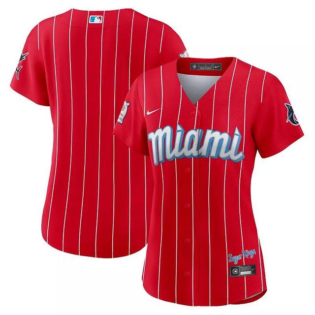 Womens Nike Miami Marlins 2021 City Connect Replica Jersey Product Image