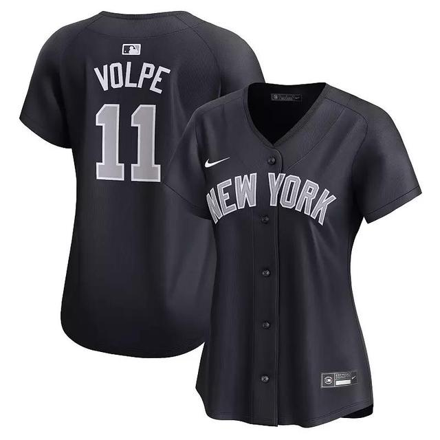 Womens Nike Anthony Volpe New York Yankees Alternate Limited Player Jersey Blue Product Image