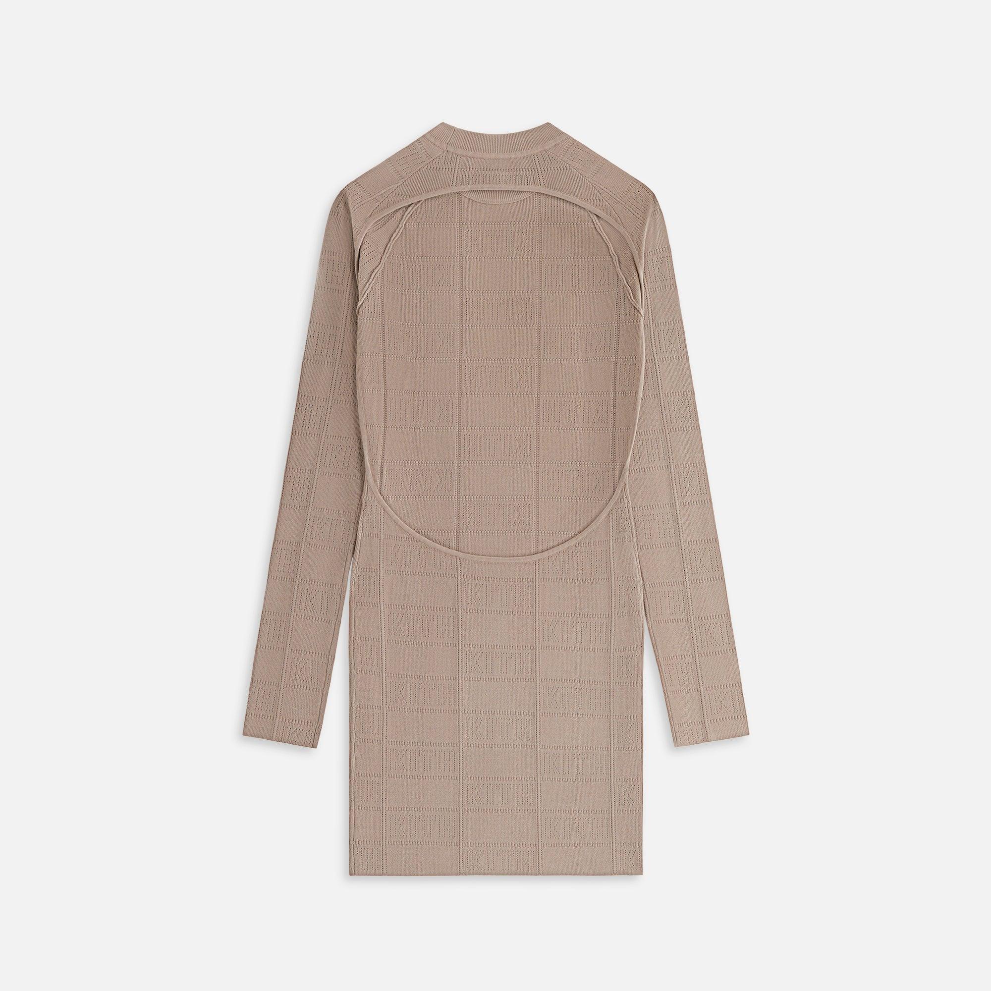 Kith Women Cassan Monogram Pointelle Dress - Wren Female Product Image