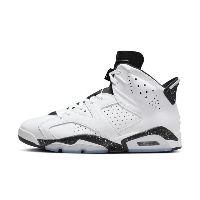 Jordan Mens Retro 6 - Basketball Shoes White/Black Product Image