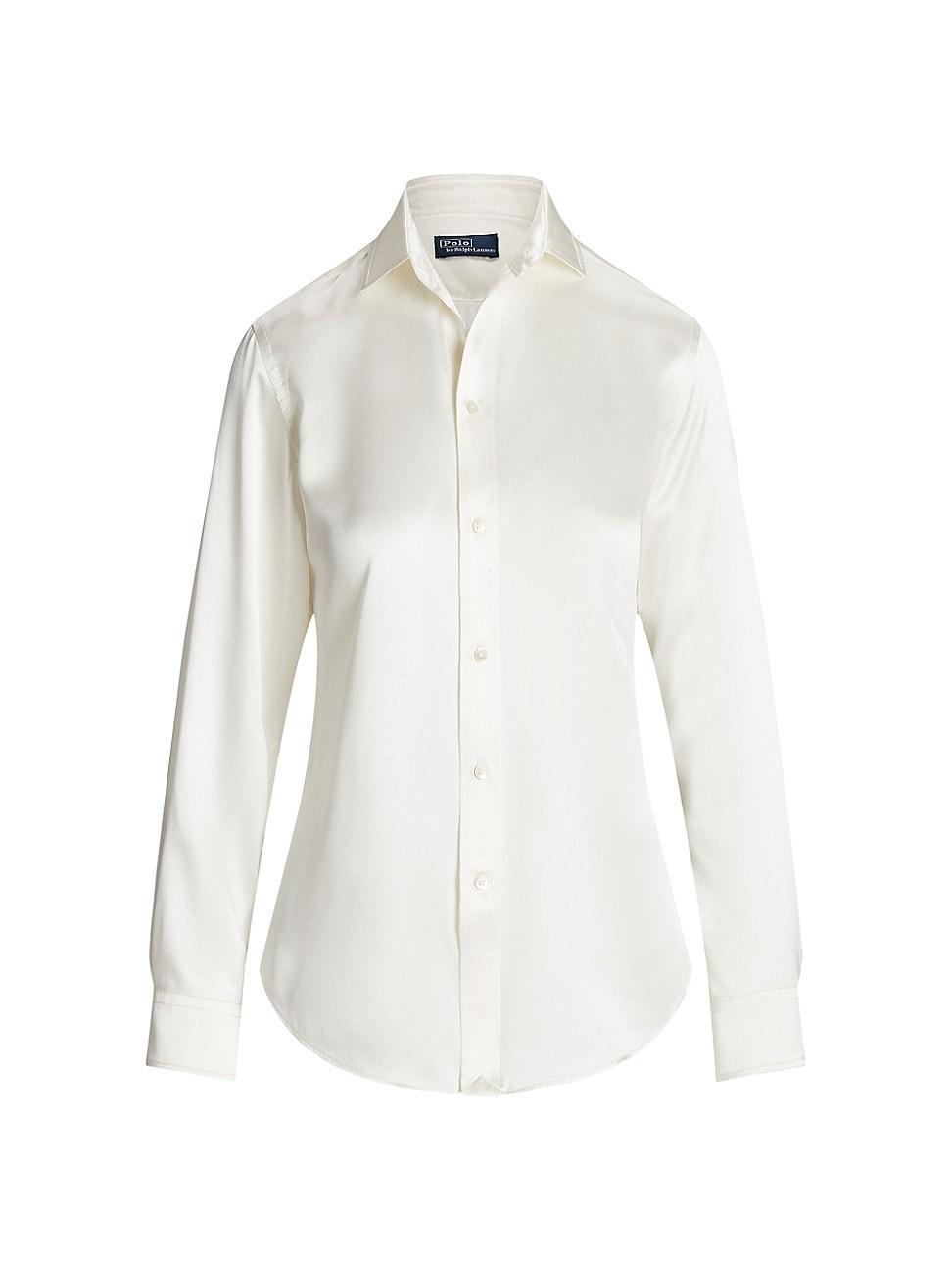 Womens Silk Classic-Fit Shirt product image