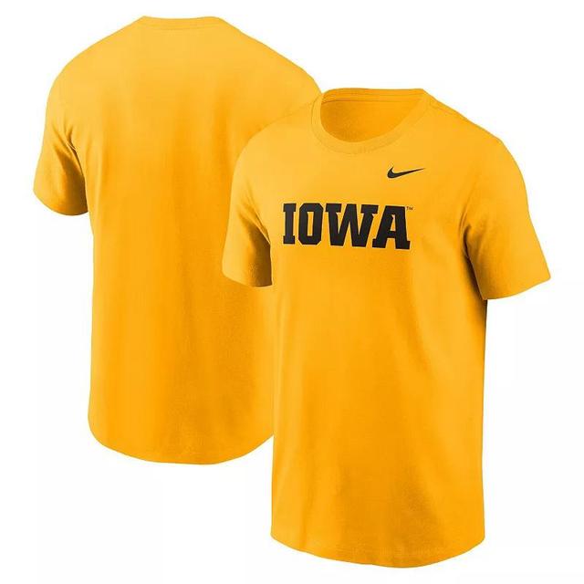 Mens Nike Iowa Hawkeyes Primetime Evergreen Wordmark T-Shirt Product Image