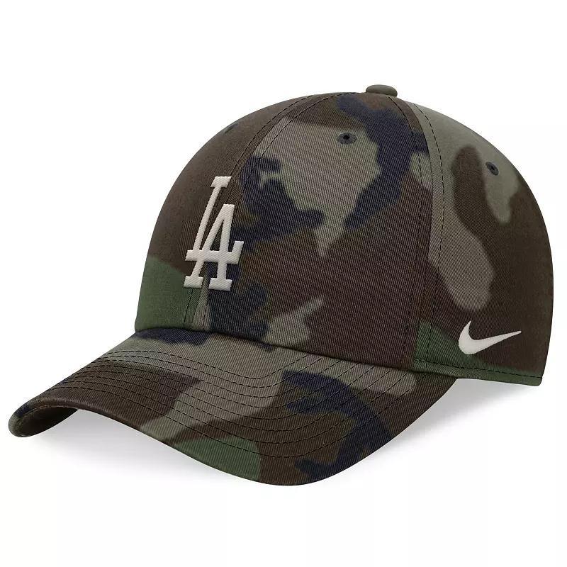 Mens Nike Camo Los Angeles Dodgers Club Adjustable Hat Product Image