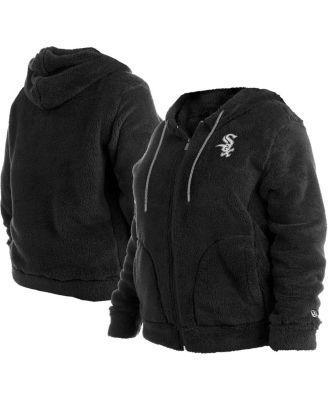 Womens New Era Chicago White Sox Plus Size Sherpa Full-Zip Jacket Product Image