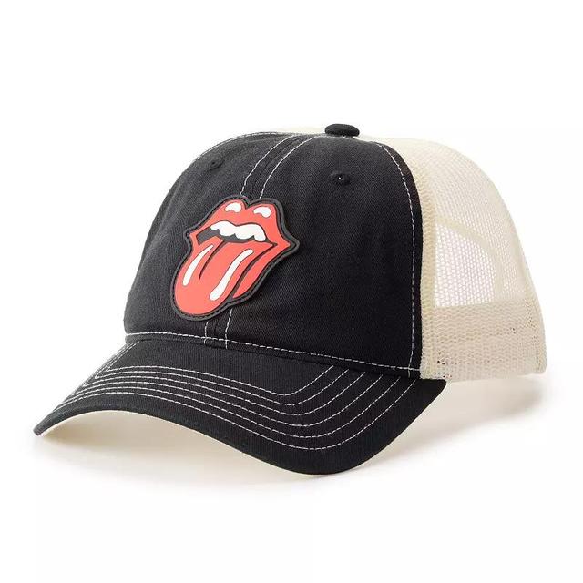 Mens Rolling Stones Patch Adjustable Dad Hat Product Image