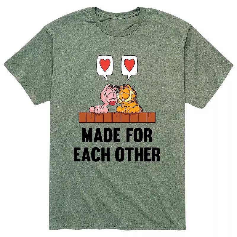 Mens Garfield Made For Eachother Tee Product Image