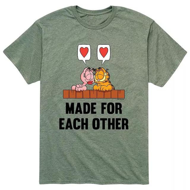 Mens Garfield Made For Eachother Tee Product Image