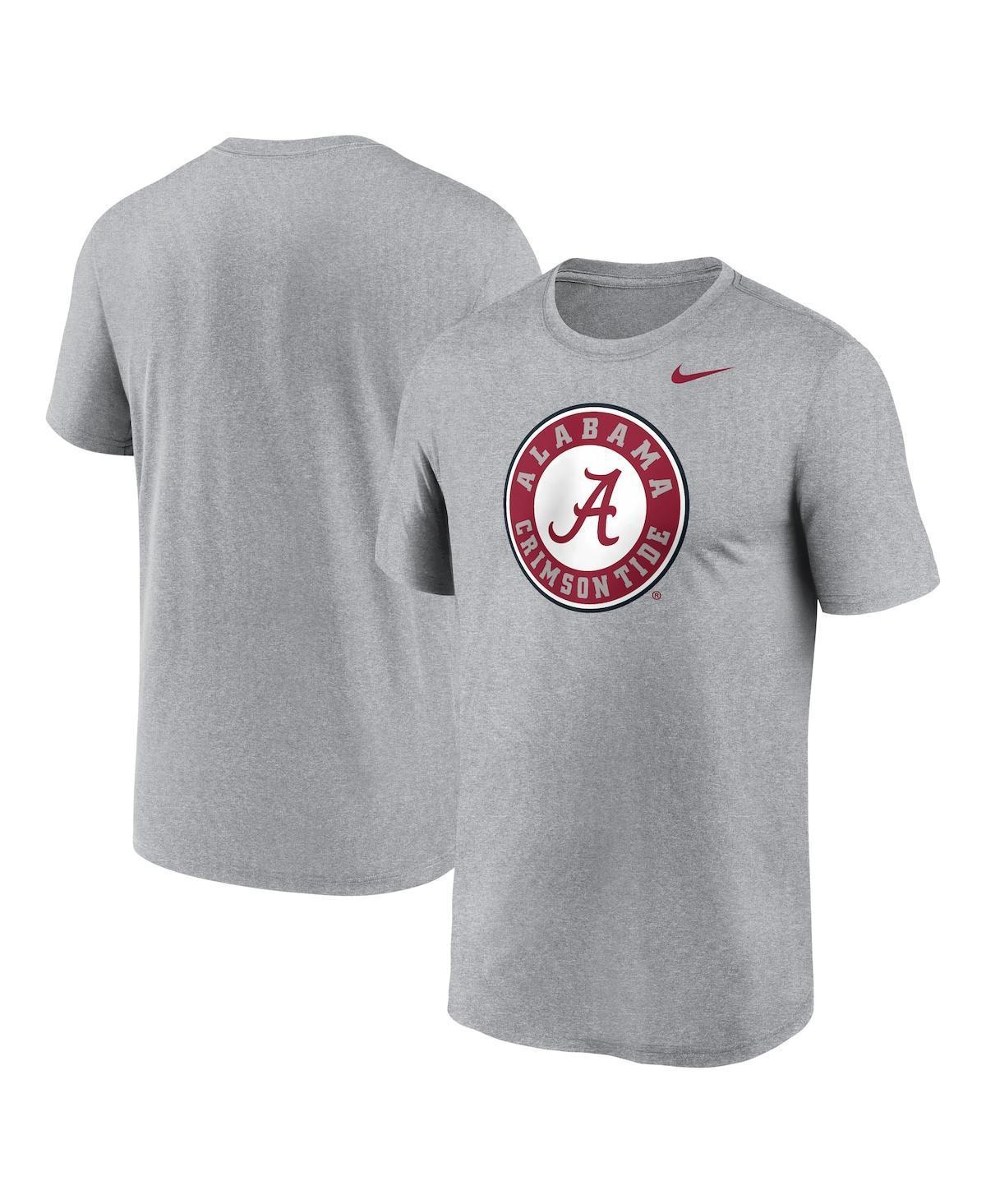 Nike Mens Heather Gray Alabama Crimson Tide Primetime Legend Alternate Logo T-Shirt Product Image