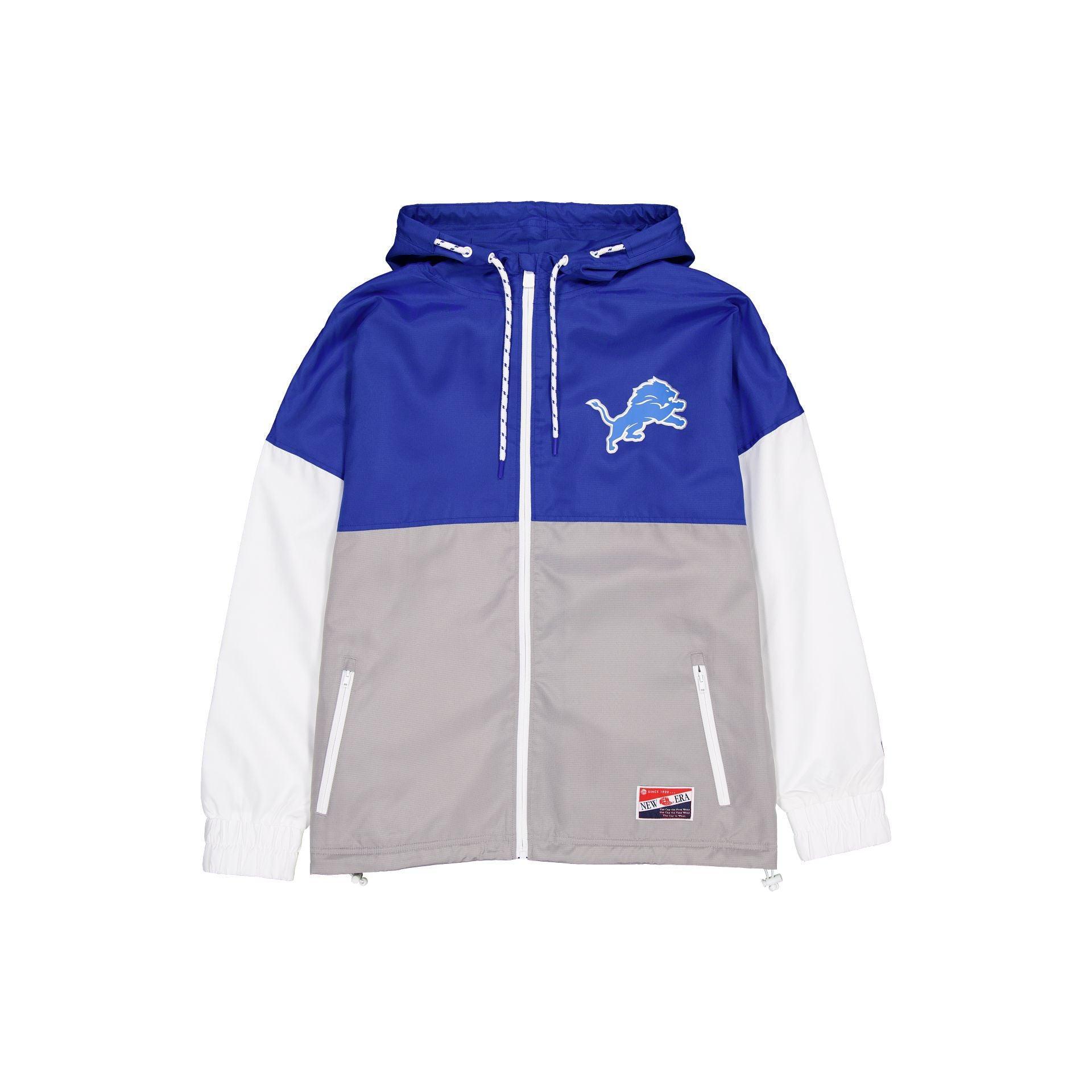 Detroit Lions Throwback Windbreaker Male Product Image