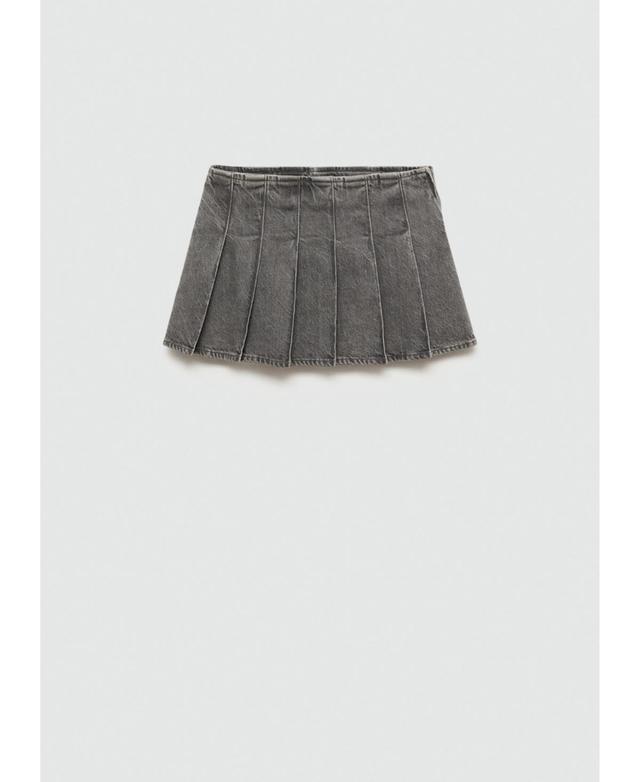 Mango Womens Denim Mini-Skirt Product Image