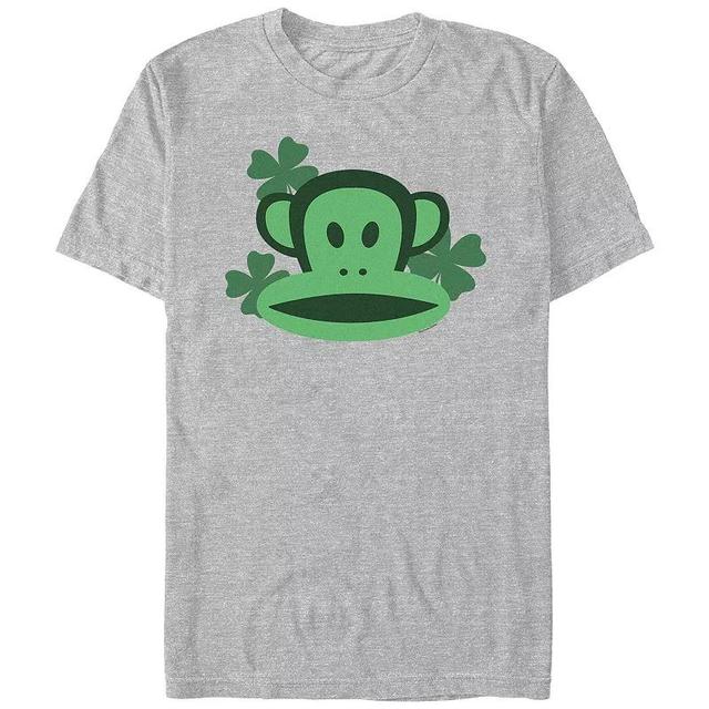 Mens Paul Frank Lucky Monkey Graphic Tee Athletic Grey Product Image