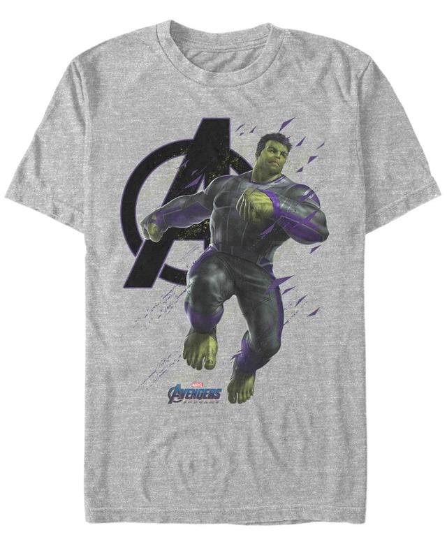 Mens Marvel Avengers Endgame Hulk Space Particles Tee Med Grey Product Image