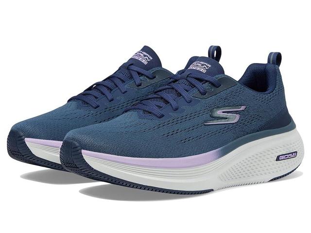 Skechers GO RUN Elevate Womens Athletic Shoes Navy Purple Product Image