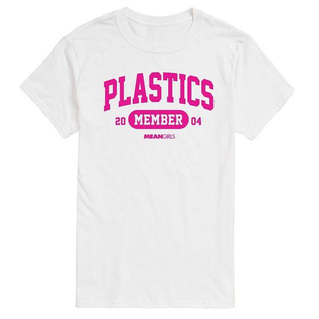 Mens Mean Girls Plastics Member Graphic Tee Ivory Product Image