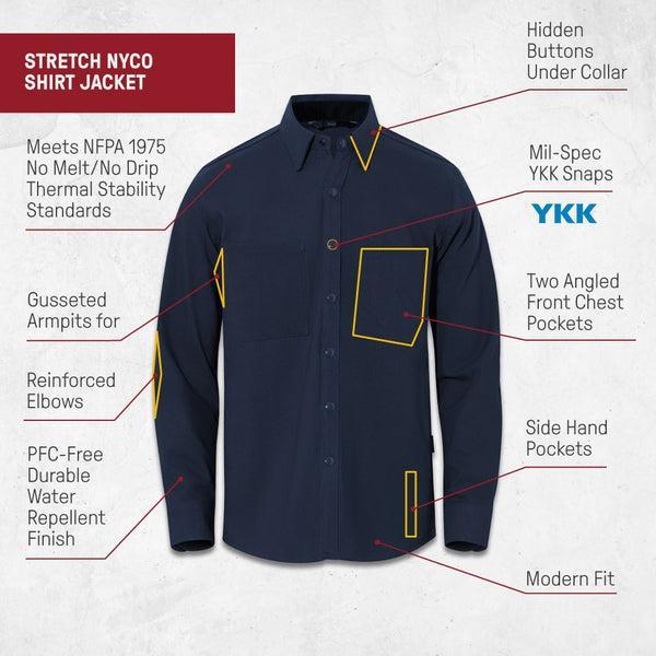 Stretch NYCO Shirt Jacket Product Image