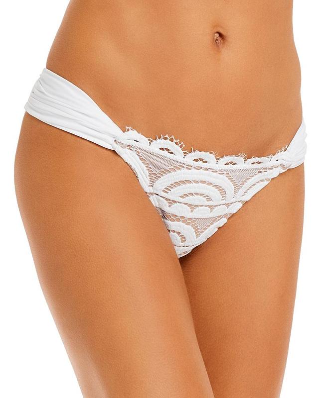 Womens Fan Lace Full-Coverage Bikini Bottoms Product Image