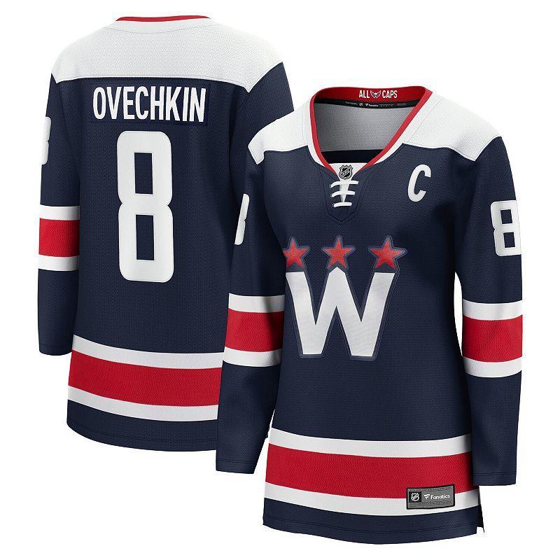 Womens Fanatics Branded Alexander Ovechkin Washington Capitals 2020/21 Alternate Premier Breakaway Player Jersey Blue product image