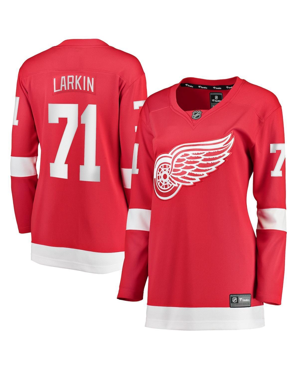 Womens Dylan Larkin Red Home Breakaway Player Jersey - Red Product Image