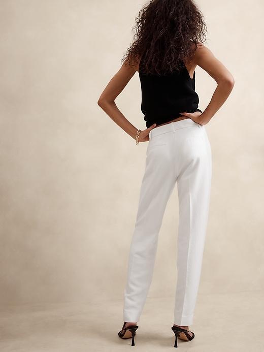 High-Rise Italian Viscose-Linen Pant Product Image