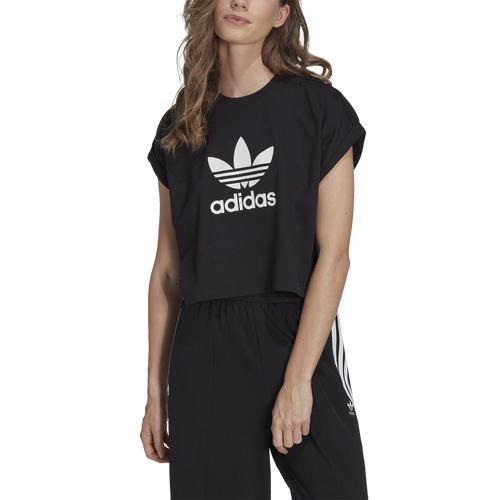 adidas Originals Womens Short T-Shirt - White/Black Product Image