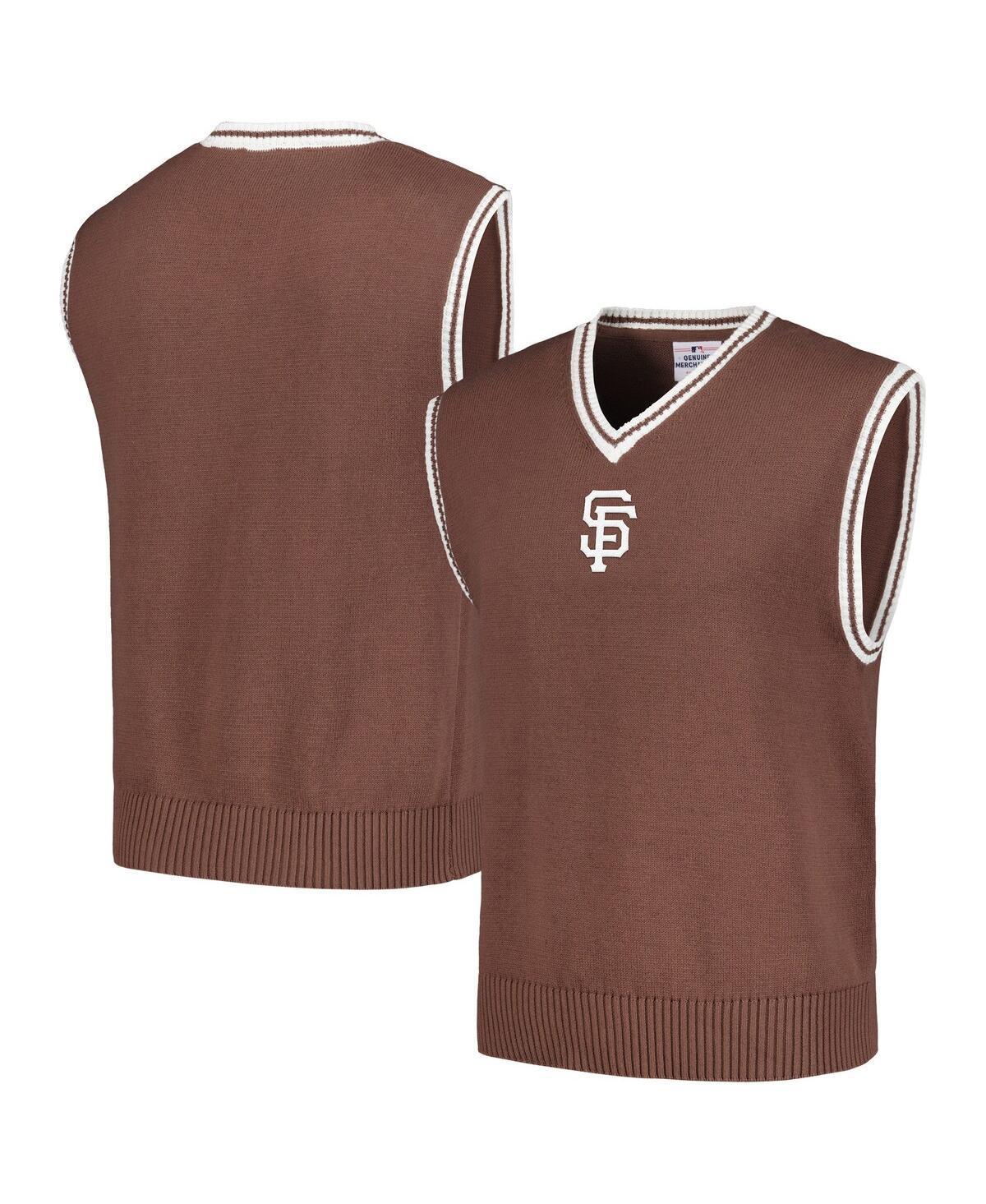 Mens PLEASURES Brown Boston Red Sox Knit V-Neck Pullover Sweater Vest Product Image