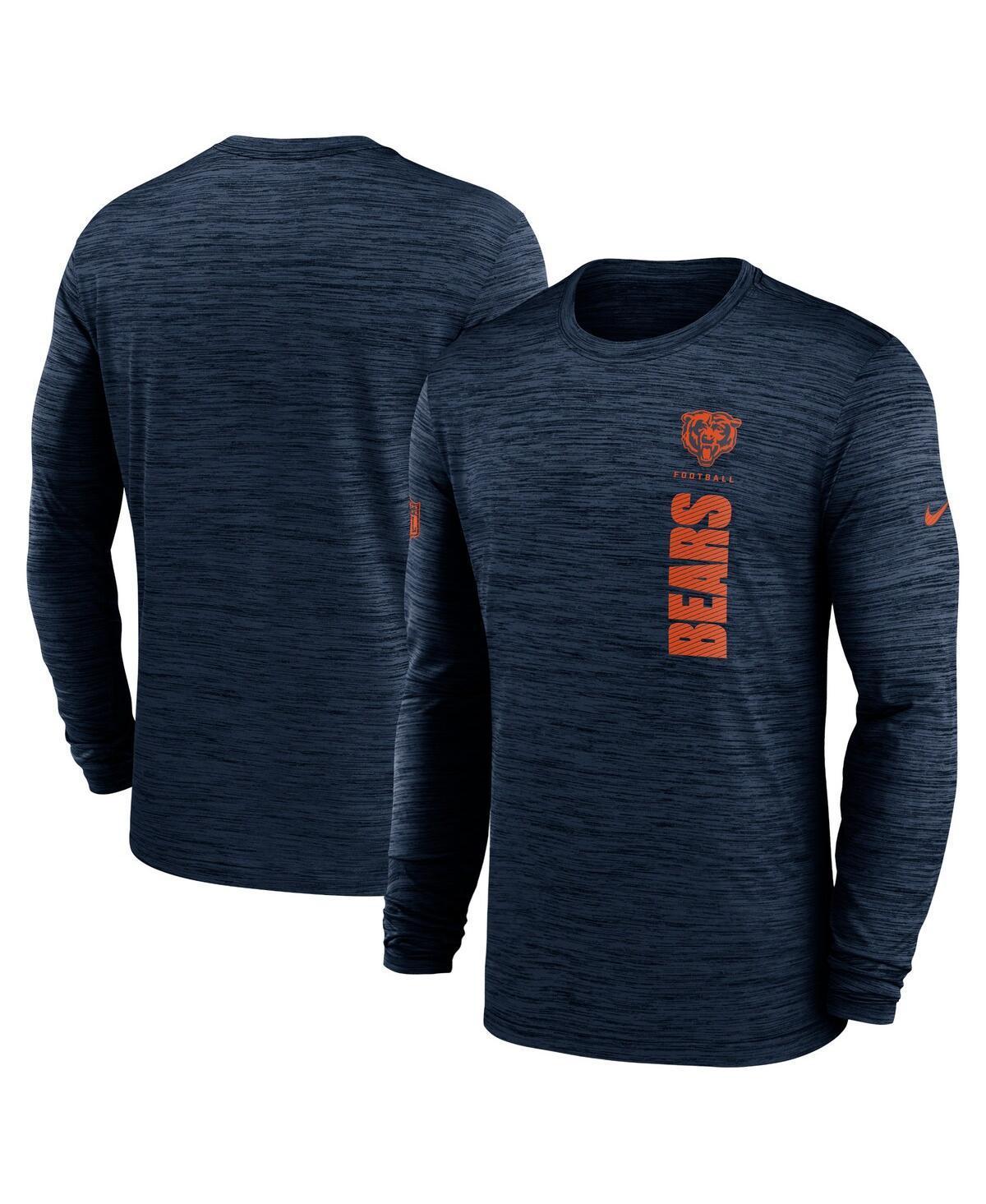 Chicago Bears Sideline Velocity Men's Nike Dri-FIT NFL Long-Sleeve T-Shirt Product Image