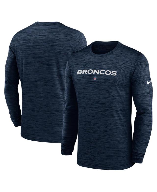 Nike Men's Dri-FIT Sideline Velocity (NFL Denver Broncos) Long-Sleeve T-Shirt Product Image