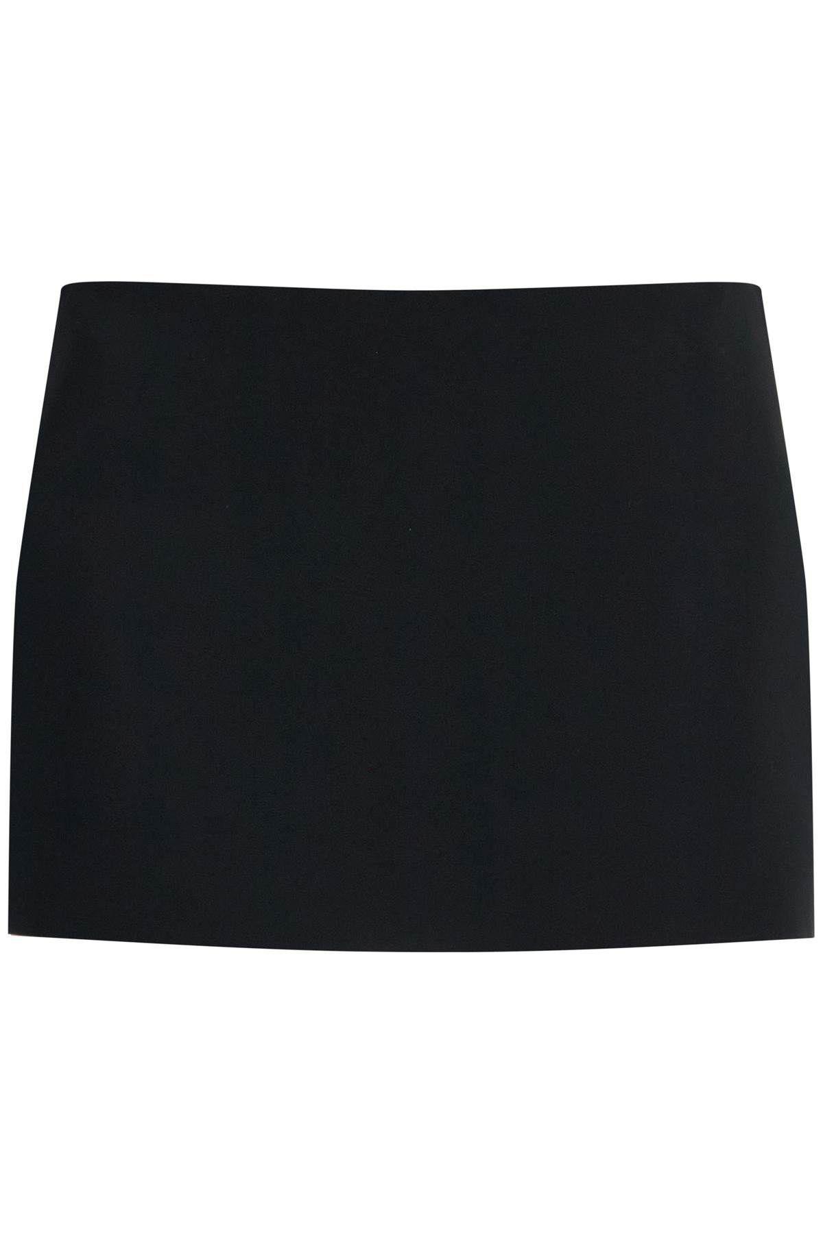 KHAITE Jett Low-rise Mini Skirt In Black Product Image