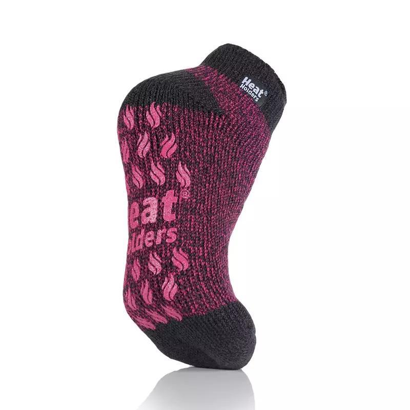 Womens Heat Holders Original Warmer Twist Ankle Slipper Socks with Grippers Product Image