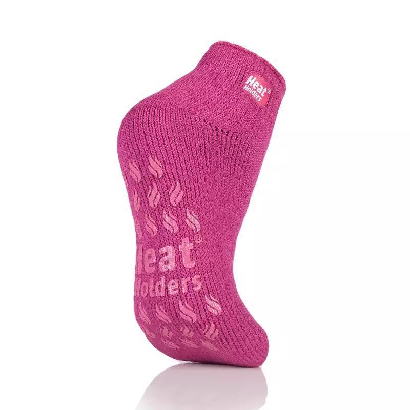 Heat Holders Womens Original 7X Warmer Solid Ankle Slipper Socks with Grippers Product Image