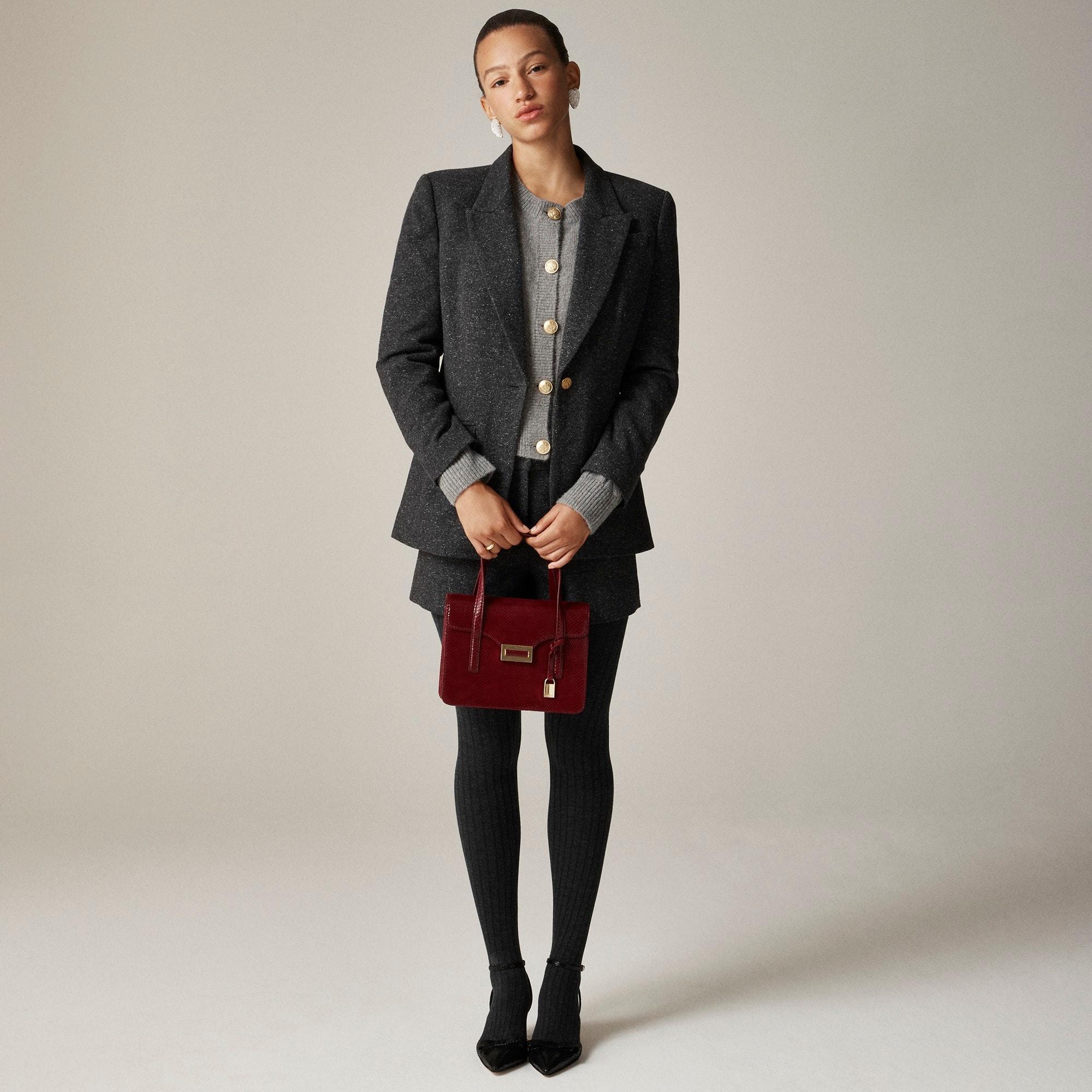 Vivienne blazer in Italian donegal wool blend Product Image