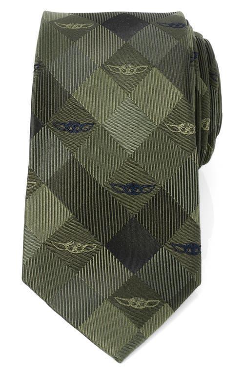 Cufflinks, Inc. Star Wars Grogu Plaid Silk Blend Tie Product Image