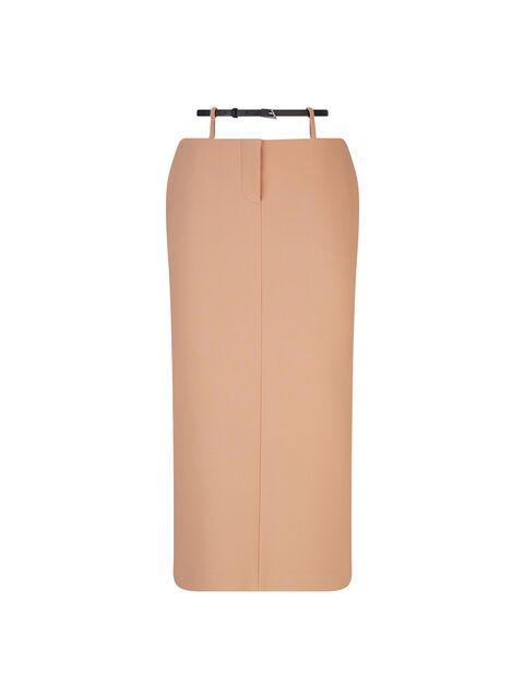 Nude midi skirt product image