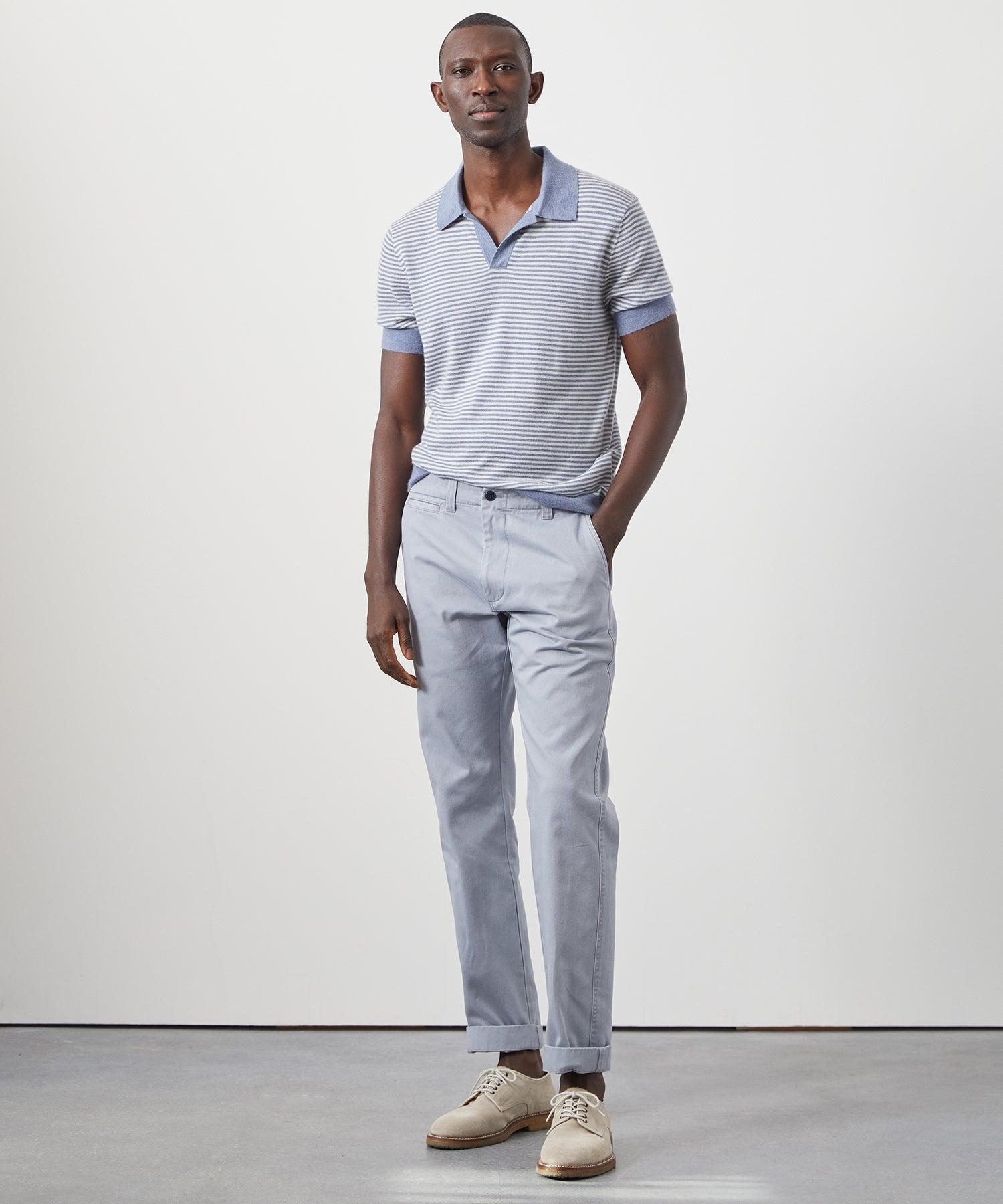 Straight Fit Favorite Chino in Steel Blue Product Image