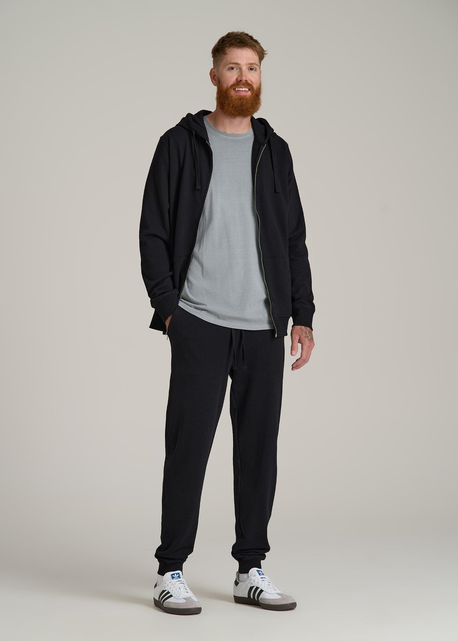 Wearever 2.0 Fleece Joggers for Tall Men in Black Male Product Image