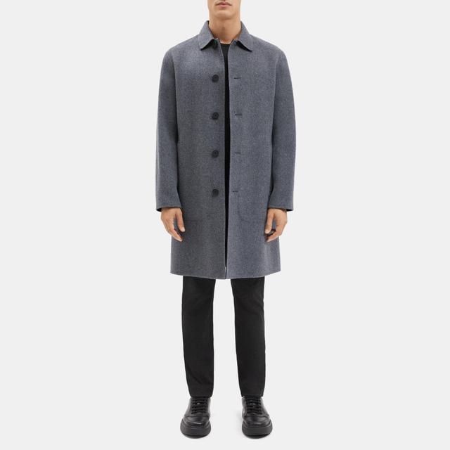 Double-Face Wool-Cashmere Car Coat | Theory Outlet Product Image