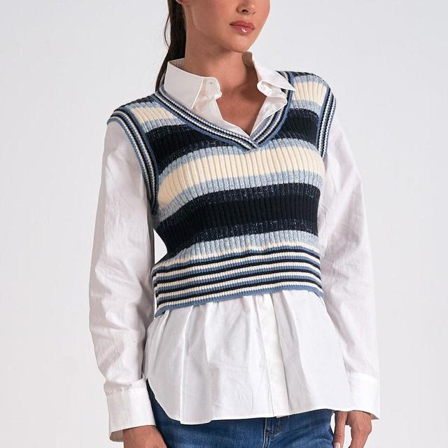 Fooler Sweater - Blue Multi Product Image