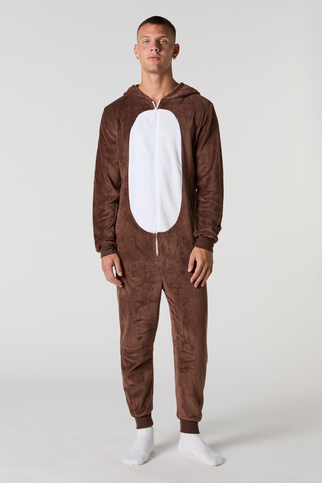 3D Monkey Plush Onesie Male Product Image