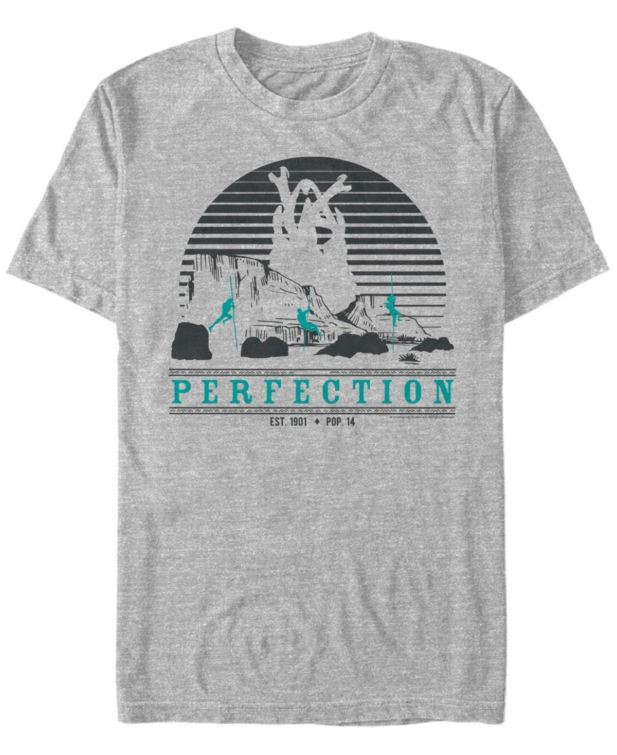 Mens Tremors Retro Perfection Silhouette Striped Portrait Tee Athletic Grey Product Image