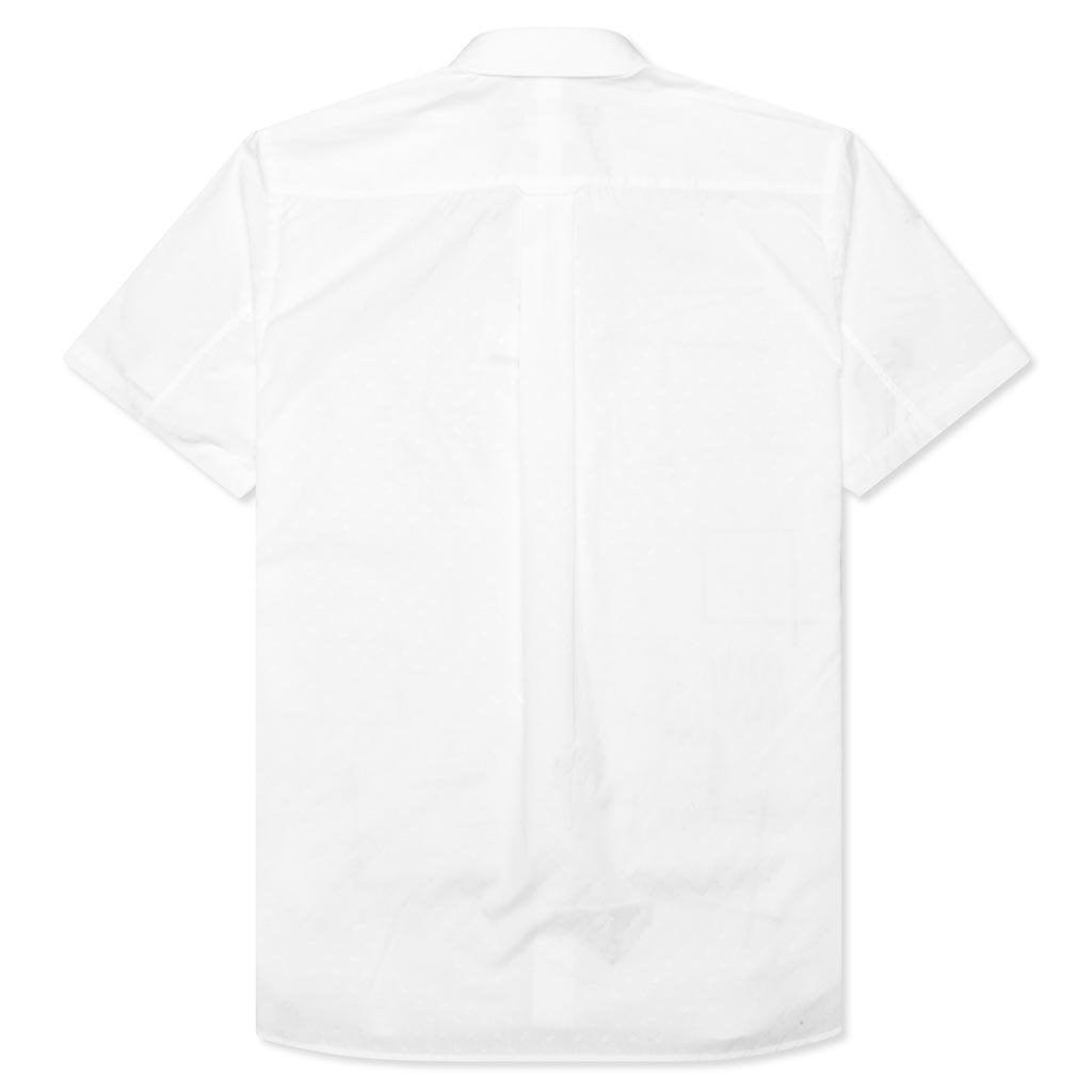 Shirt - White/Olive Male Product Image