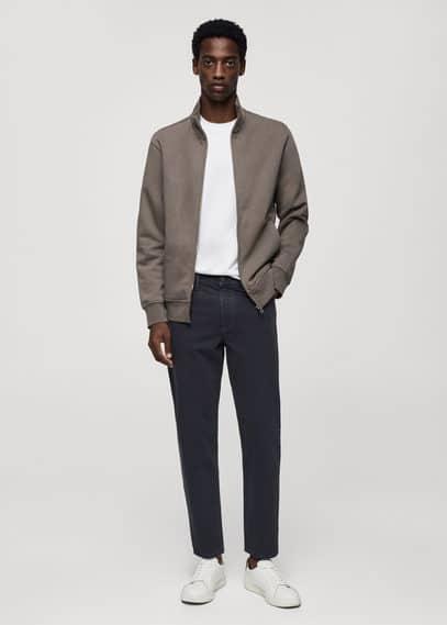 MANGO MAN - Ben cotton tappered-fit jeans night blueMen Product Image