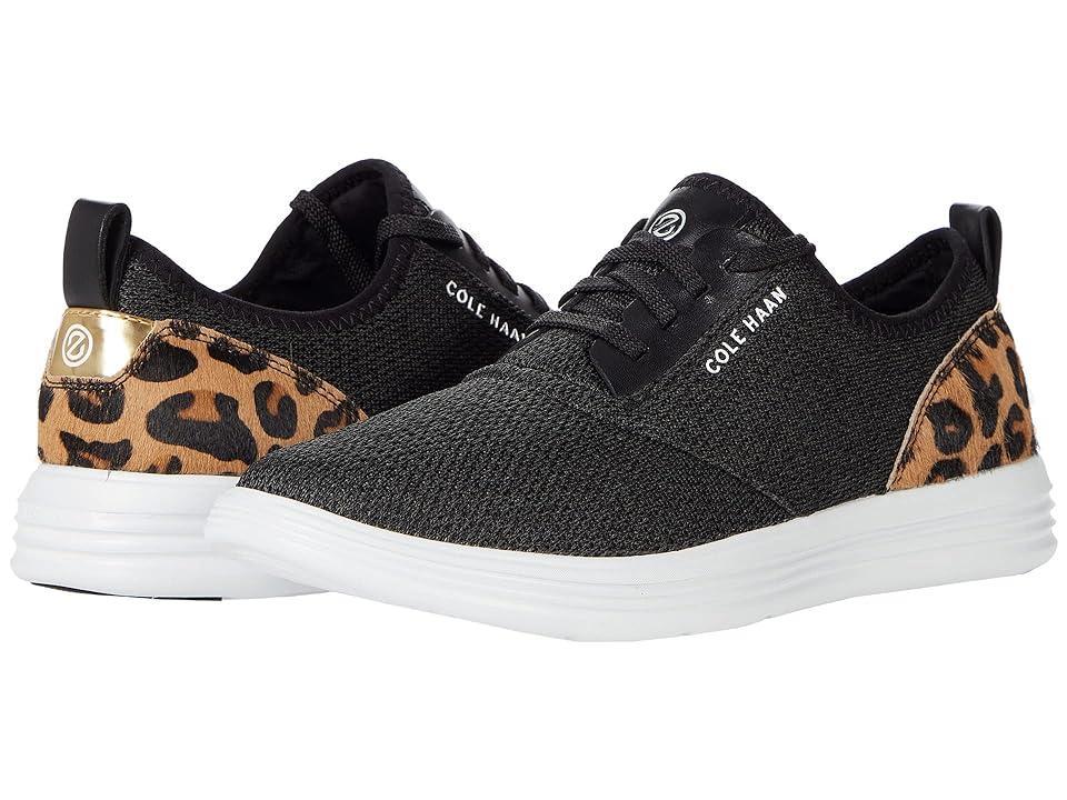 Cole Haan Grandsport Journey Sneaker Knit/Mod Leopard Printed Leather) Women's Shoes Product Image