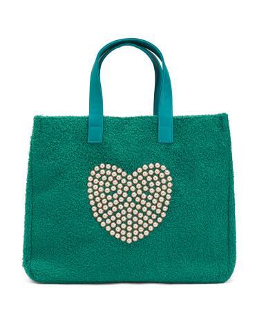 Heart Teddy Tote For Women Product Image