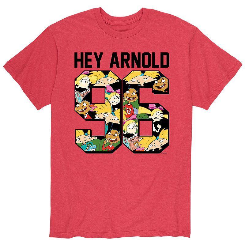 Big & Tall Hey Arnold! 96 Group Portrait Graphic Tee, Mens Product Image